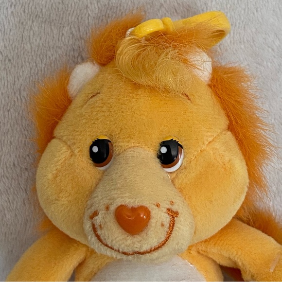 Vintage 2003 Brave Heart Lion Care Bear Cousins Keychain Plush 6" With Tags - Picture 2 of 14